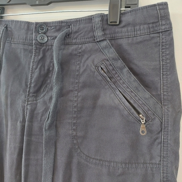 Hei Hei Dark Dark Gray Pants Size 8 Style Well Washed Well Worn Play Drawstring - Picture 8 of 9